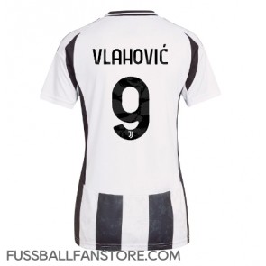 Juventus Dusan Vlahovic #9 Replik Heimtrikot Damen 2024-25 Kurzarm